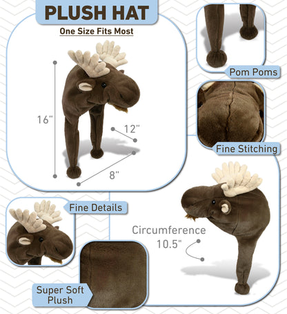 SUPER-SOFT PLUSH HAT - MOOSE