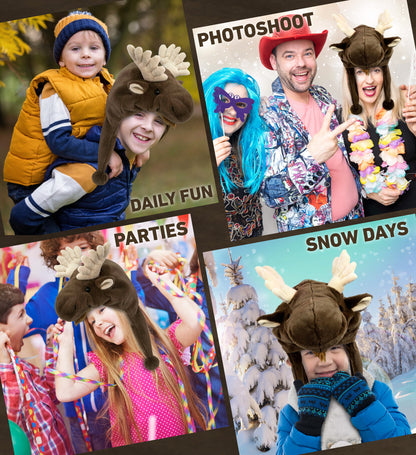 SUPER-SOFT PLUSH HAT - MOOSE