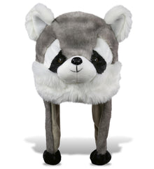 SUPER-SOFT PLUSH HAT - RACCOON