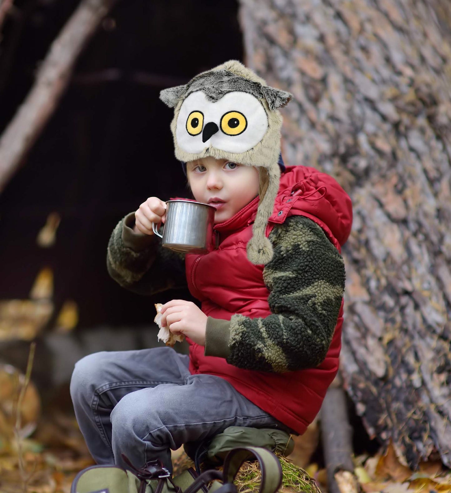 SUPER-SOFT PLUSH HAT - OWL