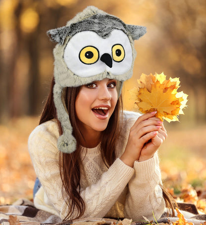 SUPER-SOFT PLUSH HAT - OWL