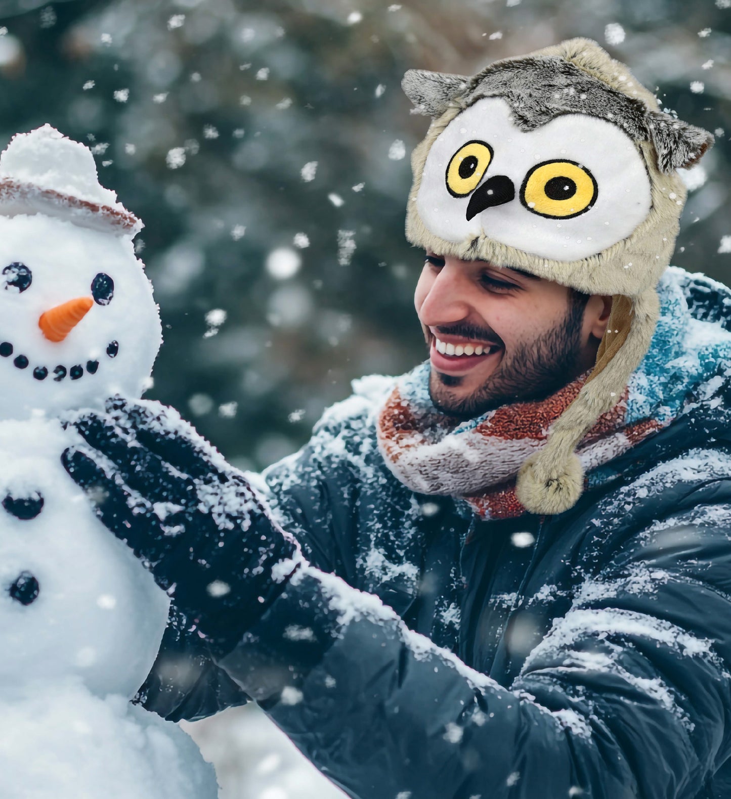 SUPER-SOFT PLUSH HAT - OWL