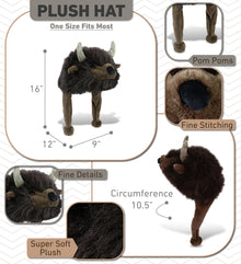 SUPER-SOFT PLUSH HAT - BUFFALO
