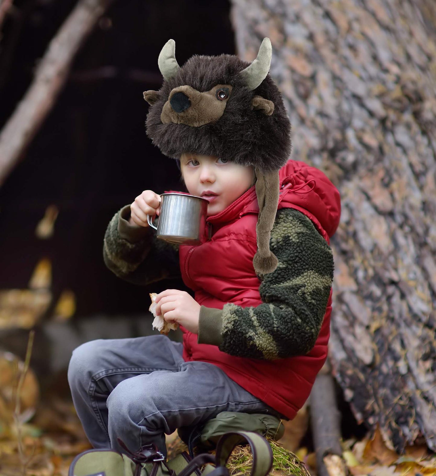 SUPER-SOFT PLUSH HAT - BUFFALO