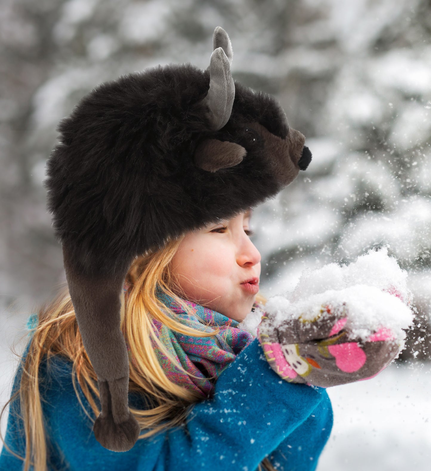 SUPER-SOFT PLUSH HAT - BUFFALO