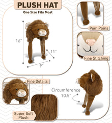 SUPER-SOFT PLUSH HAT - LION