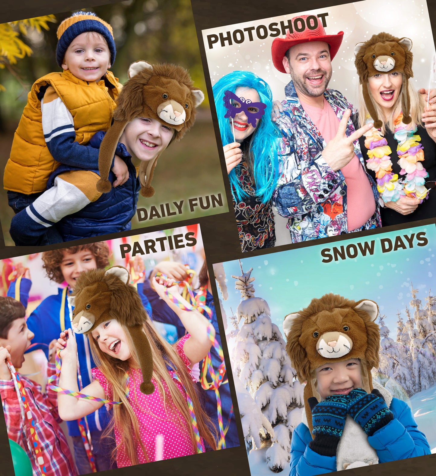 SUPER-SOFT PLUSH HAT - LION