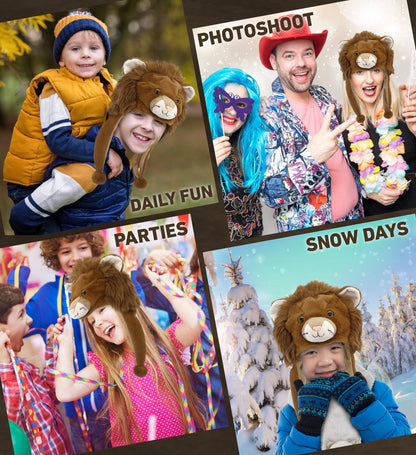 SUPER-SOFT PLUSH HAT - LION