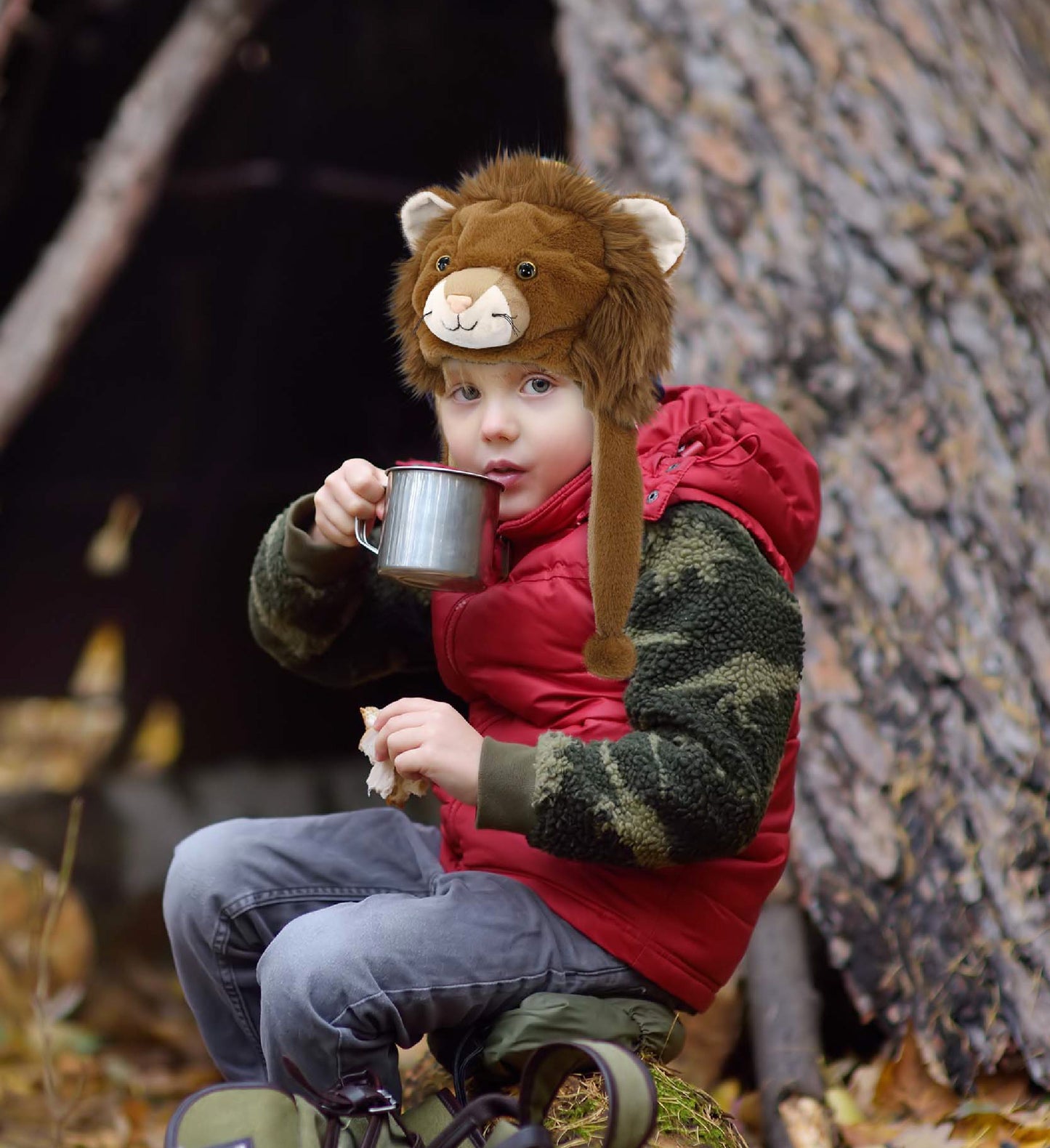 SUPER-SOFT PLUSH HAT - LION