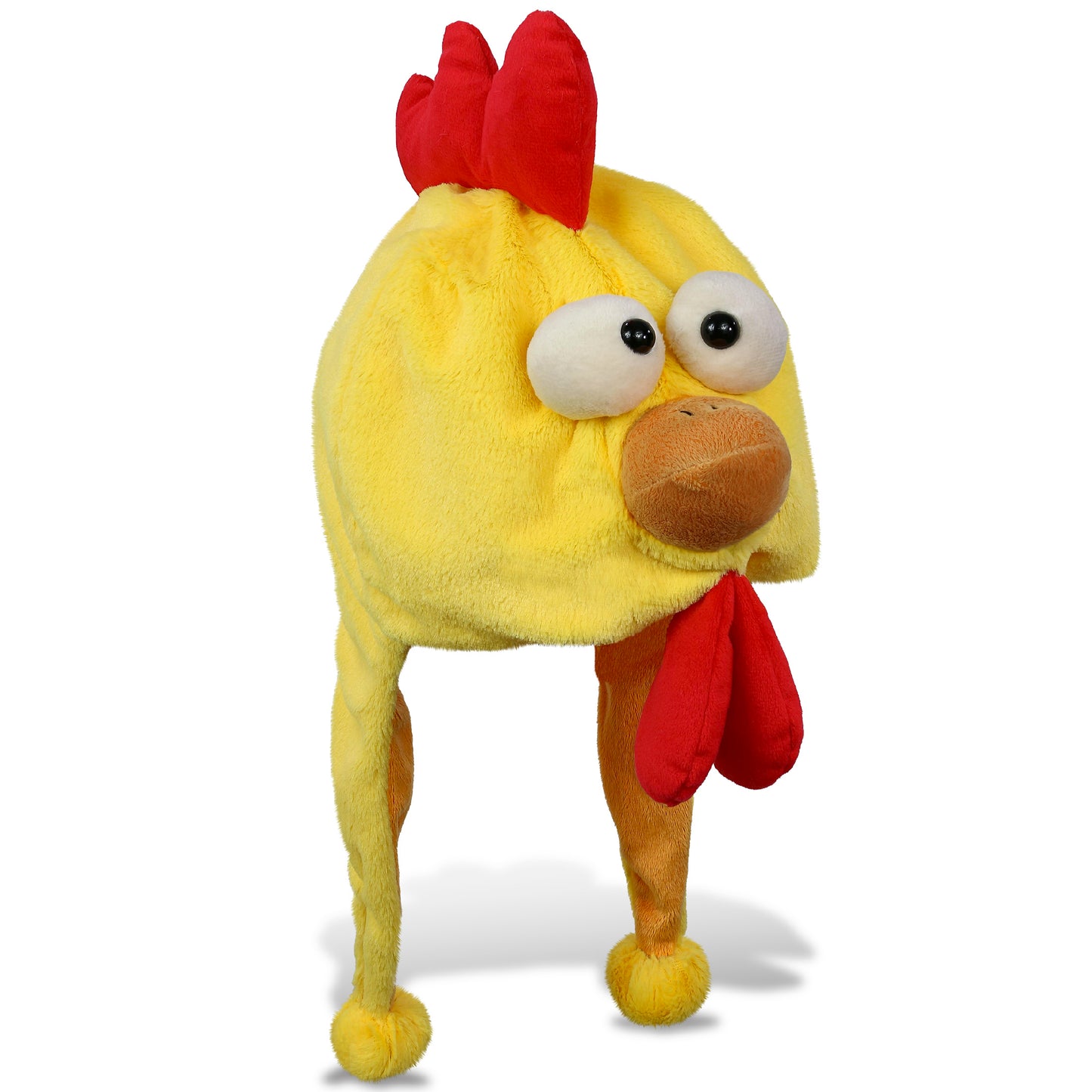 SUPER-SOFT PLUSH HAT - YELLOW ROOSTER