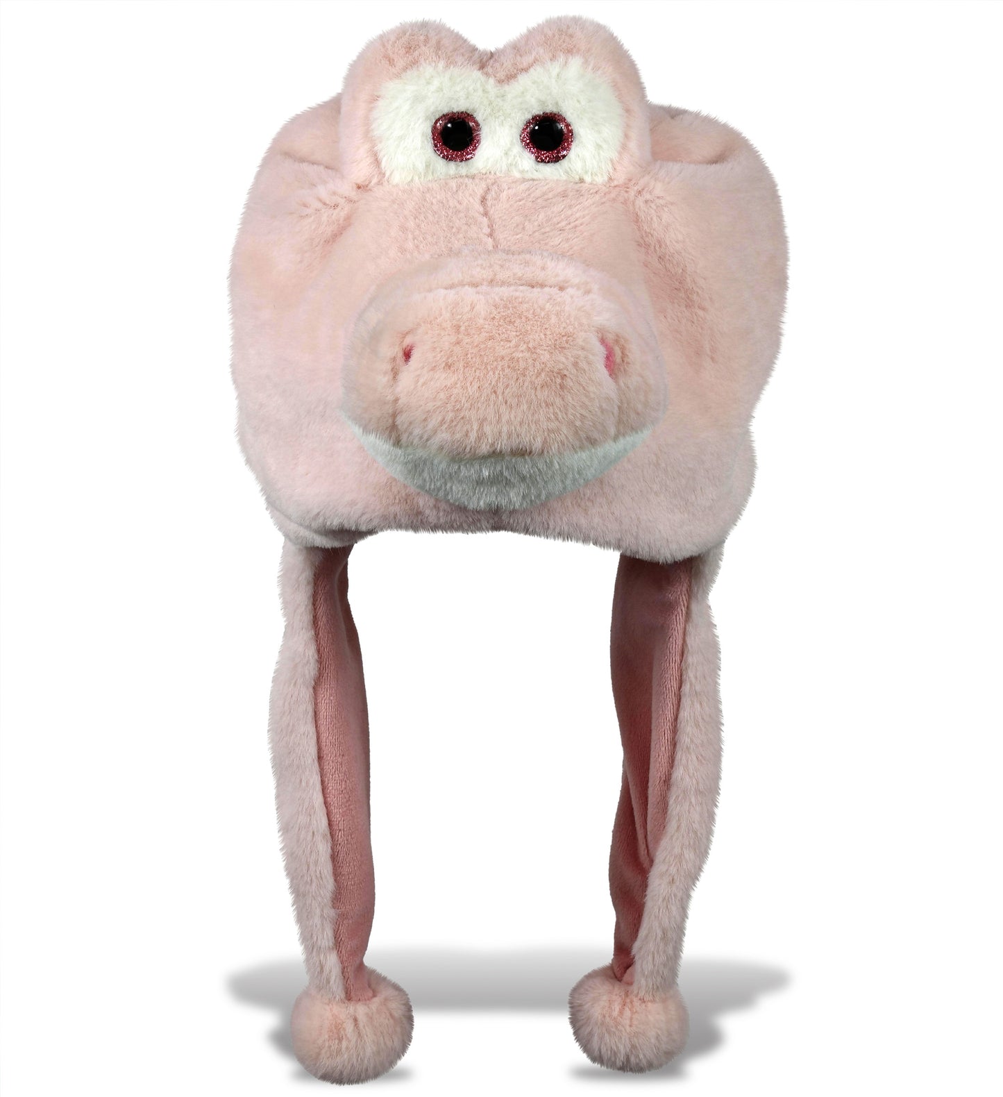 SUPER-SOFT PLUSH HAT - PINK ALLIGATOR