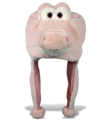 SUPER-SOFT PLUSH HAT - PINK ALLIGATOR