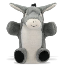 SUPER SOFT PLUSH HAND PUPPET - DONKEY