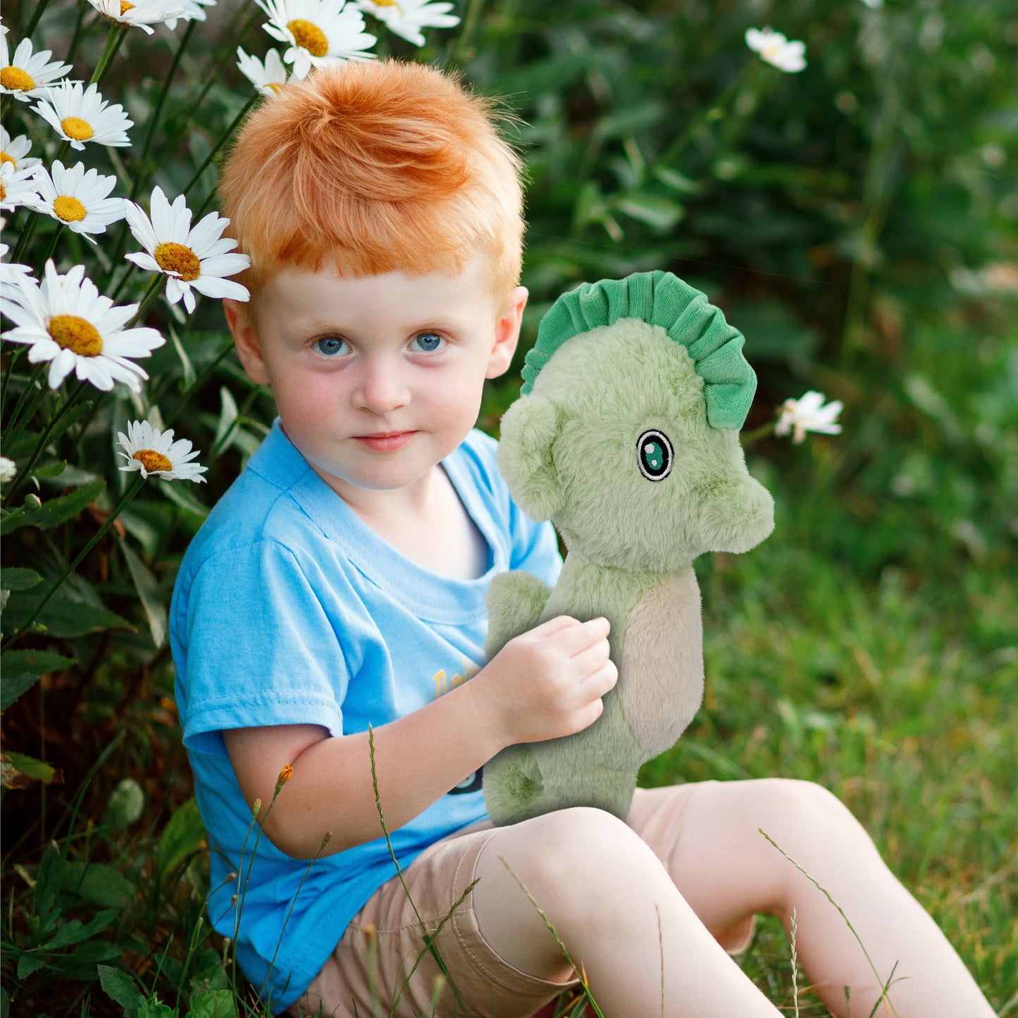 ECO FRIENDLY SUPER-SOFT PLUSH - SEAHORSE