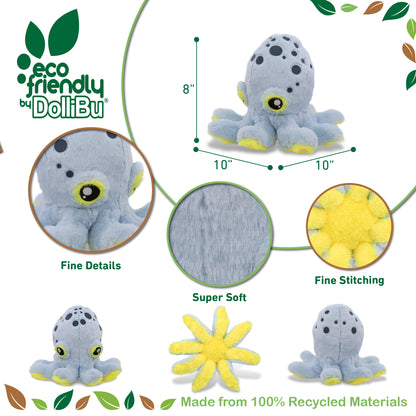 ECO FRIENDLY SUPER-SOFT PLUSH - OCTOPUS