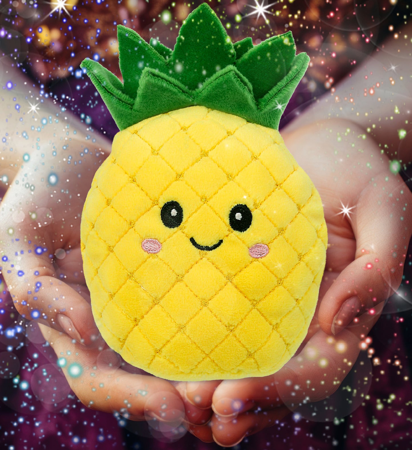 SNUG-MOOSHIES PLUSH - PINEAPPLE 4"