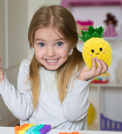 SNUG-MOOSHIES PLUSH - PINEAPPLE 4"