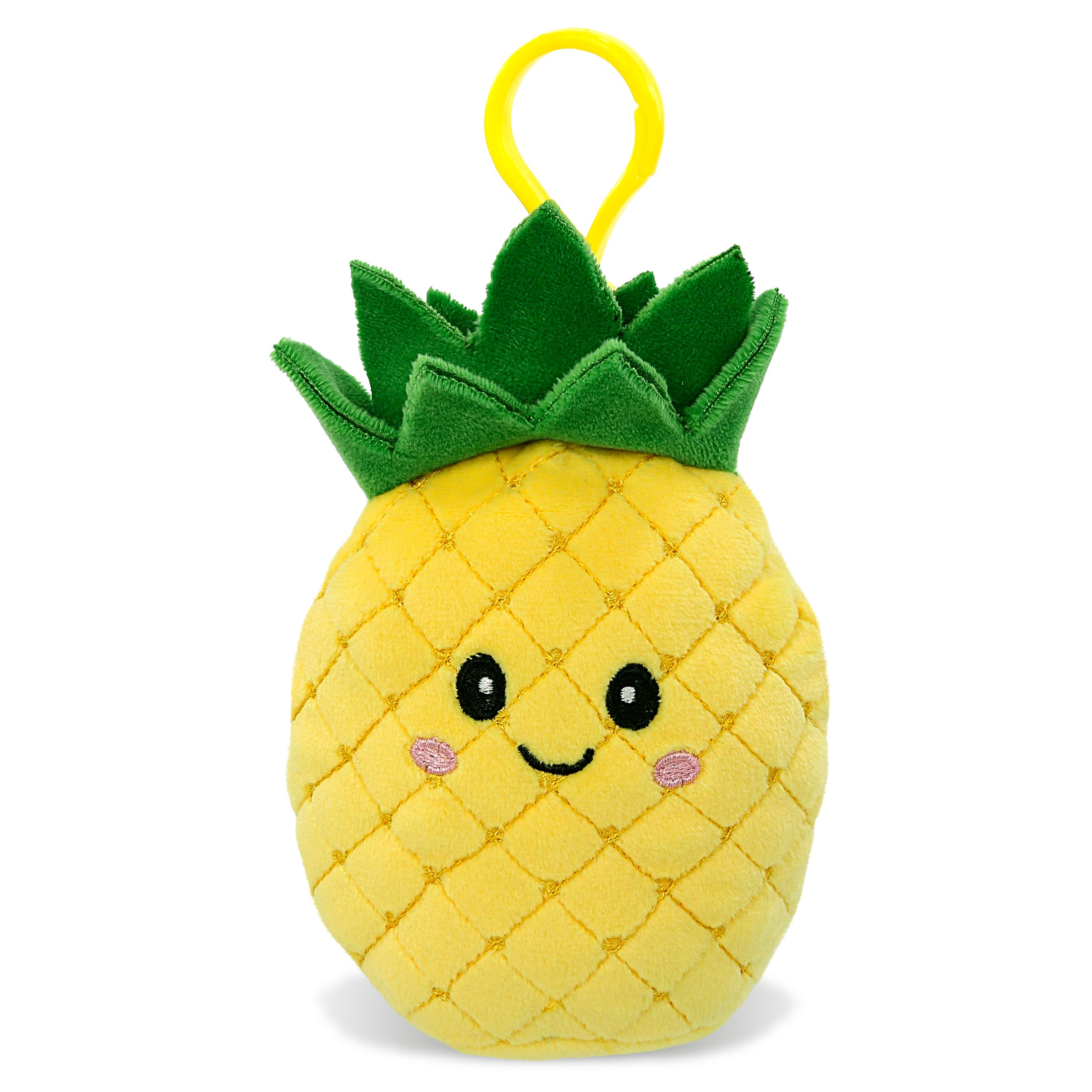 SNUG-MOOSHIES PLUSH CLIPS - PINEAPPLE