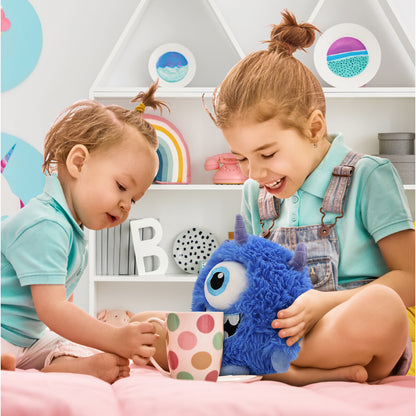 FUZZY PLUSH - BLUE MONSTER 8.5"