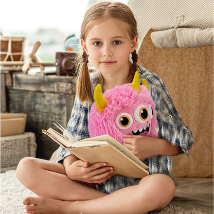 FUZZY PLUSH - PINK MONSTER 8.5"
