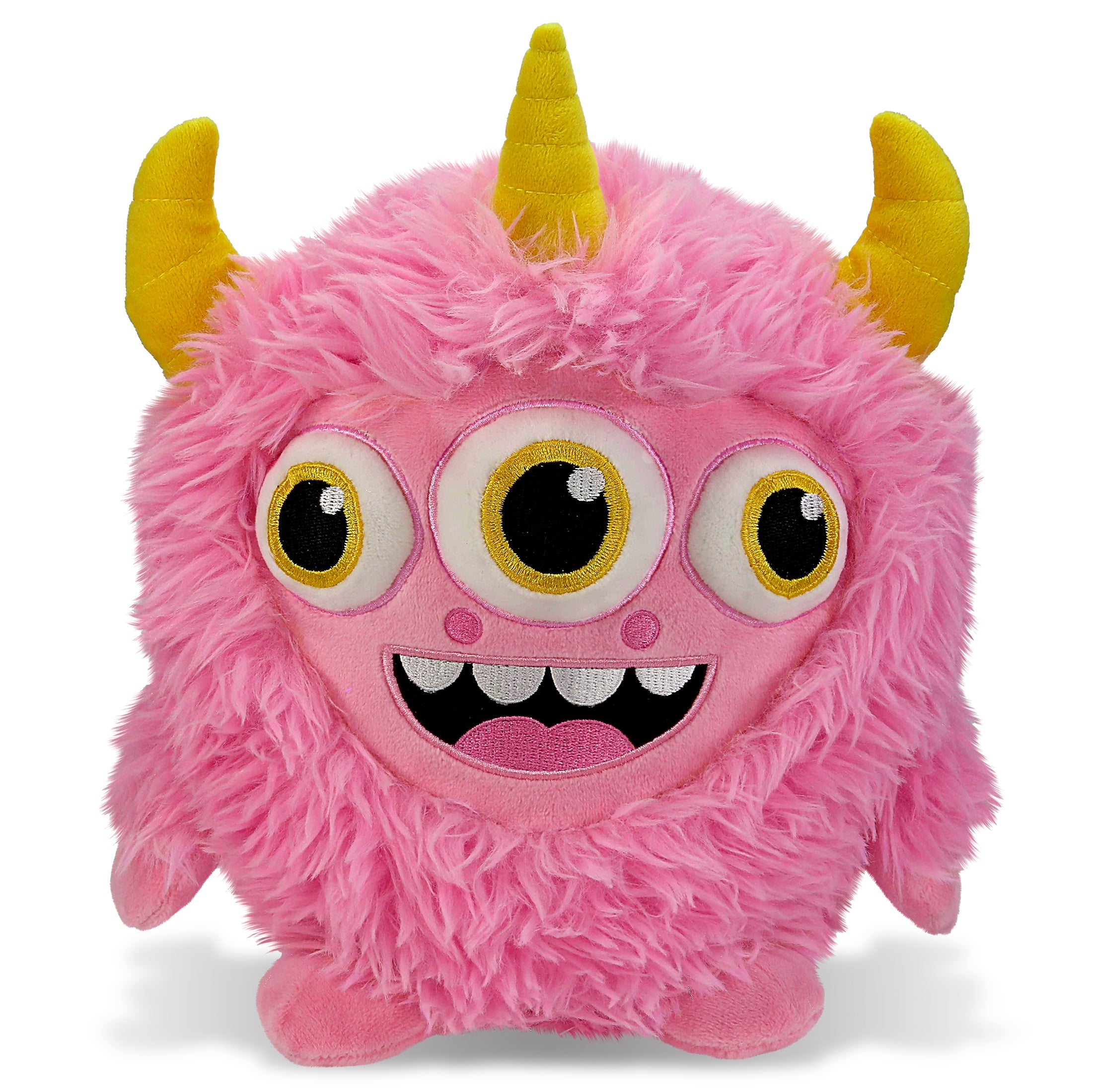 FUZZY PLUSH - PINK MONSTER 8.5"