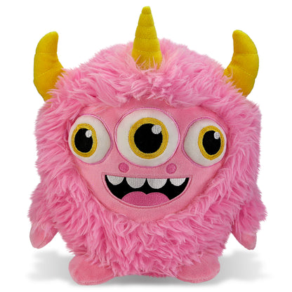 FUZZY PLUSH - PINK MONSTER 8.5"