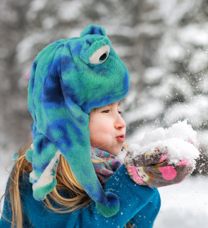 SUPER-SOFT PLUSH HAT - BLUE TIE-DYE OCTOPUS
