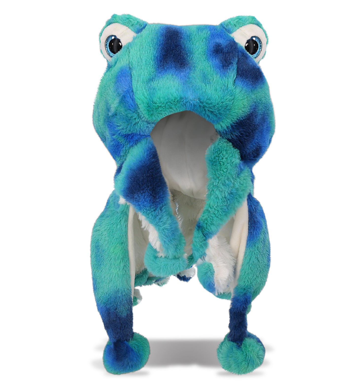 SUPER-SOFT PLUSH HAT - BLUE TIE-DYE OCTOPUS