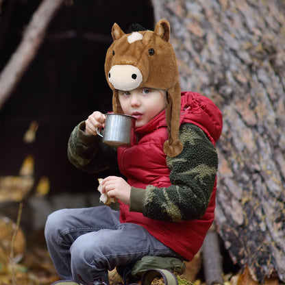 SUPER-SOFT PLUSH HAT - HORSE