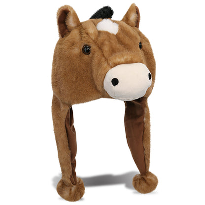SUPER-SOFT PLUSH HAT - HORSE