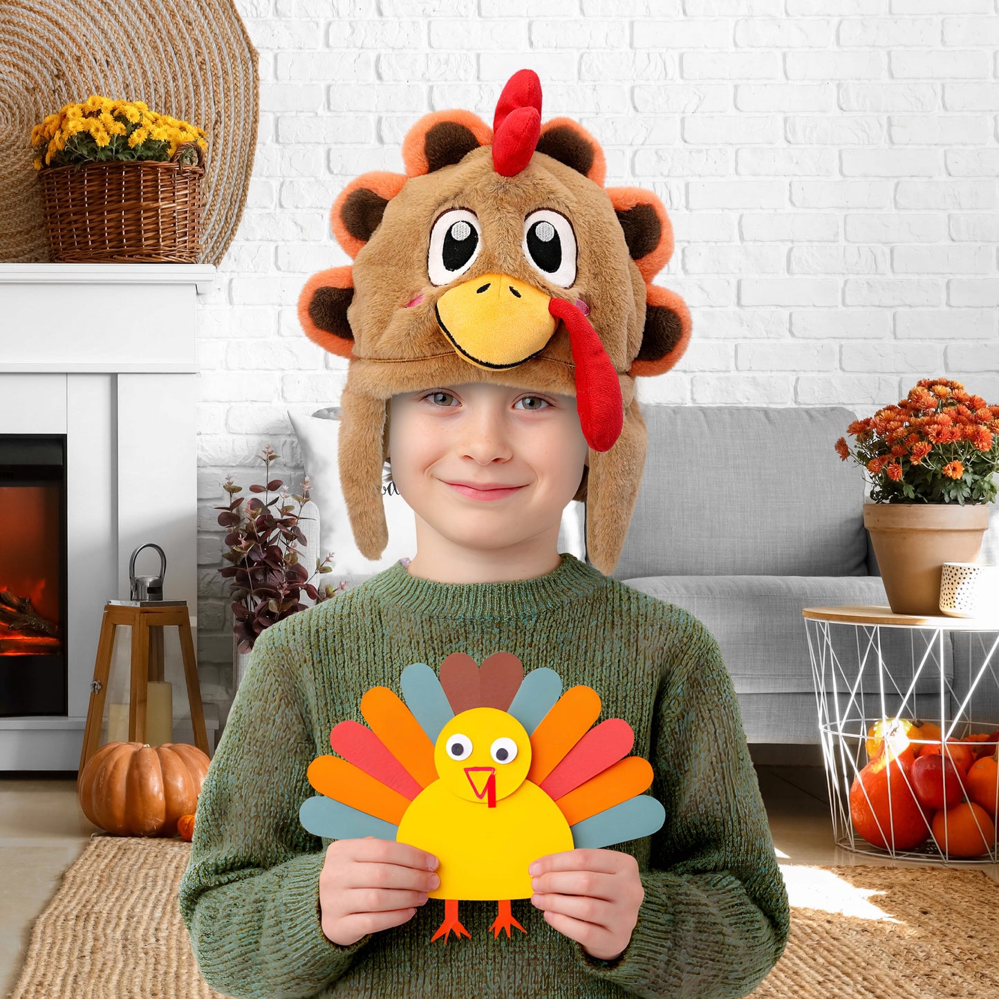 SUPER-SOFT PLUSH HAT - TURKEY