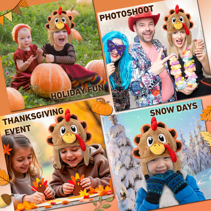 SUPER-SOFT PLUSH HAT - TURKEY