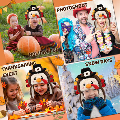 SUPER-SOFT PLUSH HAT - PILGRIM TURKEY
