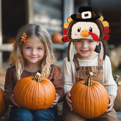 SUPER-SOFT PLUSH HAT - PILGRIM TURKEY