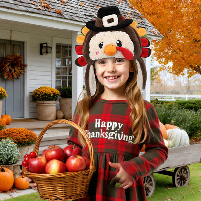 SUPER-SOFT PLUSH HAT - PILGRIM TURKEY