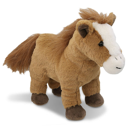 SUPER SOFT PLUSH - STANDING BROWN HORSE