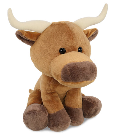 PLUSH - FLOPPY LONGHORN 8"