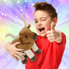 PLUSH - STANDING LONGHORN 8"