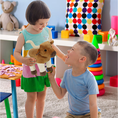 PLUSH - STANDING LONGHORN 8"