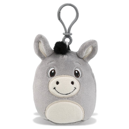 SNUG-MOOSHIES PLUSH CLIPS - DONKEY