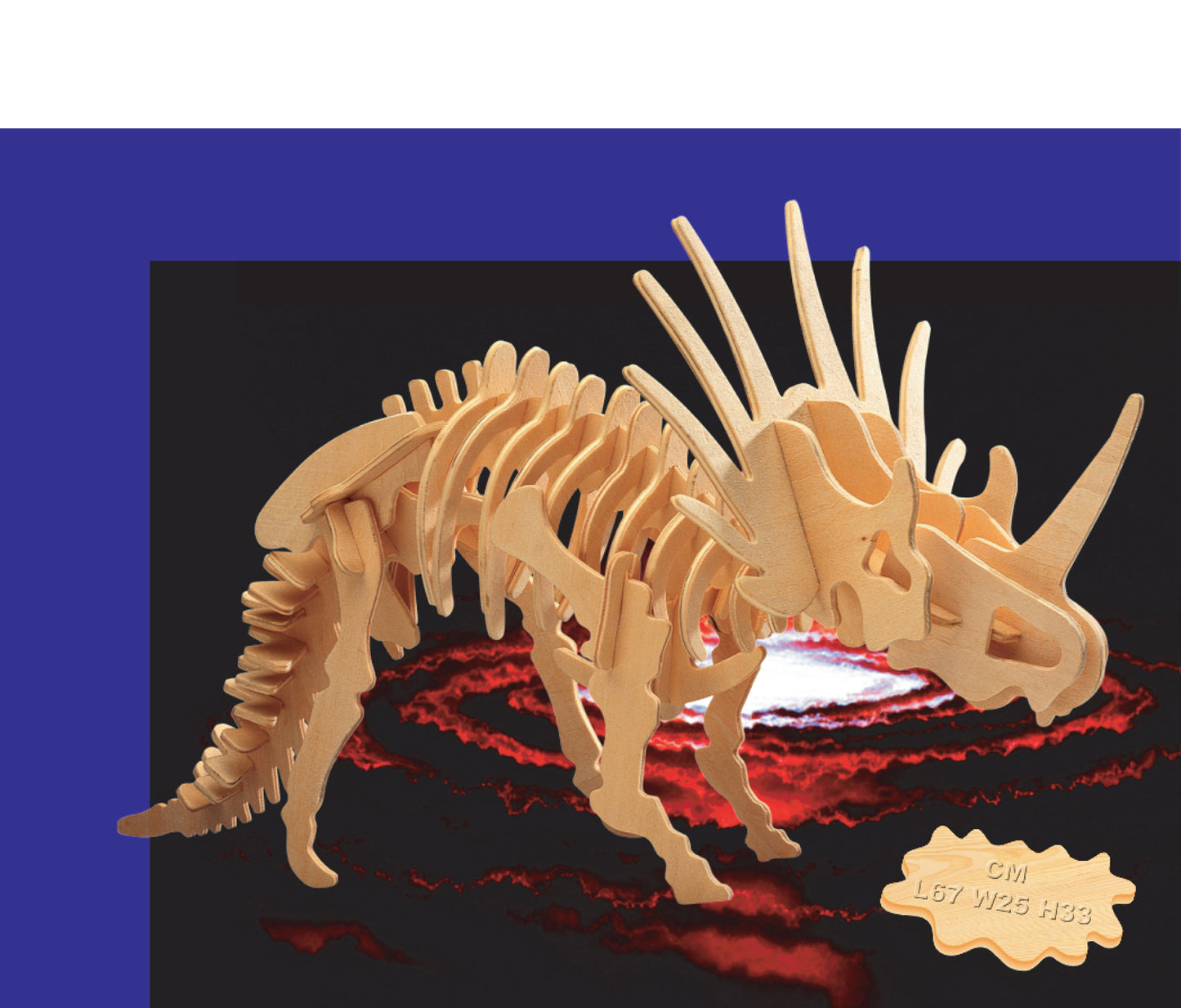3D PUZZLES - BIG STYRACOSAURUS