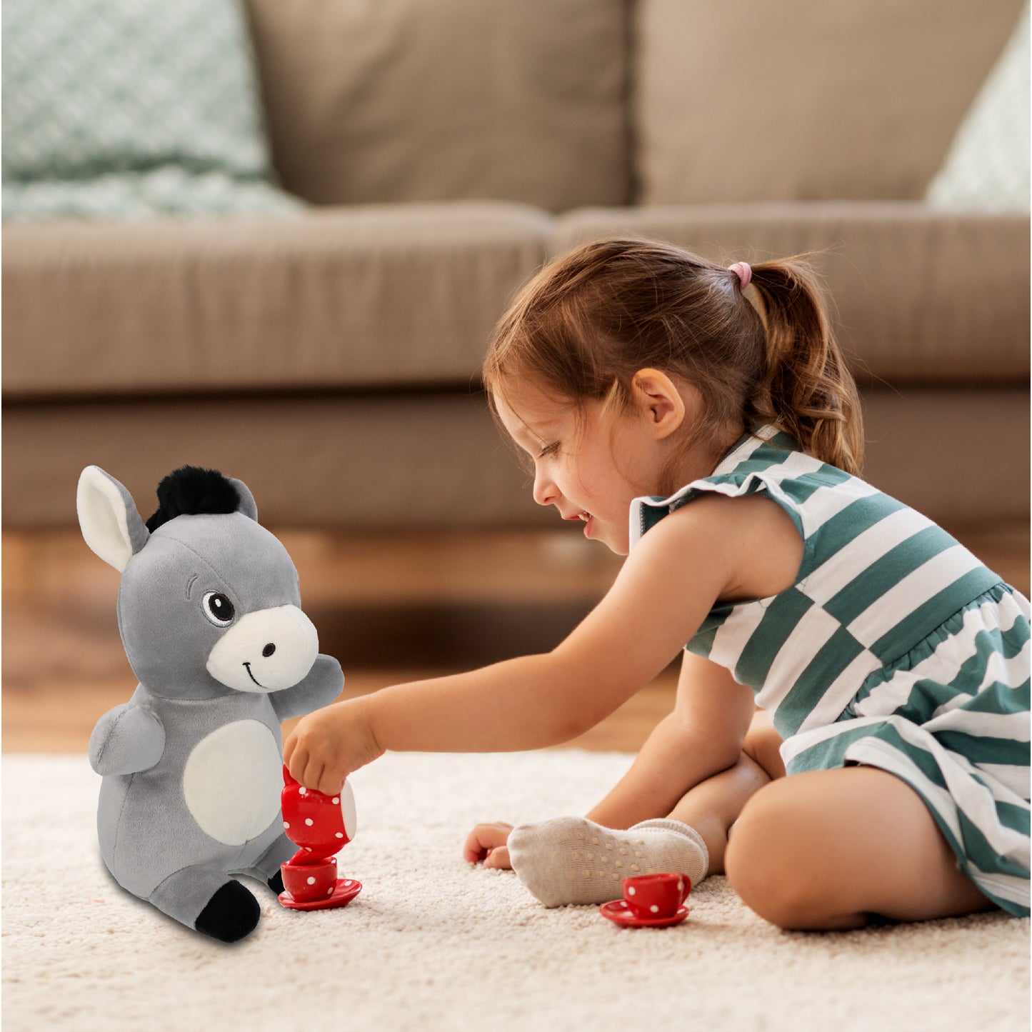 SNUG-MOOSHIES PLUSH - STANDING DONKEY