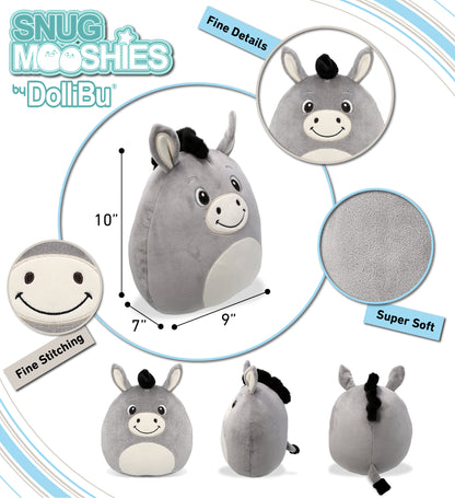SNUG-MOOSHIES PLUSH - DONKEY 10"