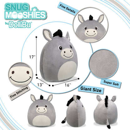 SNUG-MOOSHIES PLUSH - DONKEY 17"