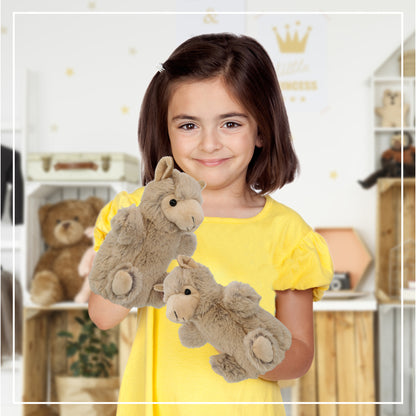 SUPER SOFT PLUSH HAND PUPPET - LLAMA