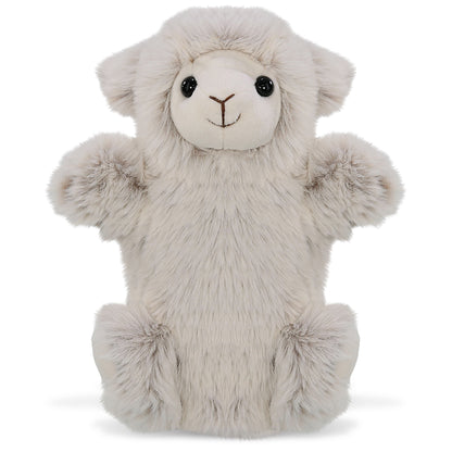 SUPER SOFT PLUSH HAND PUPPET - SHEEP