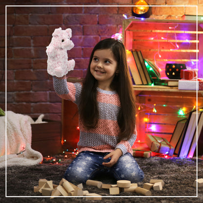 SUPER SOFT PLUSH HAND PUPPET - PIG