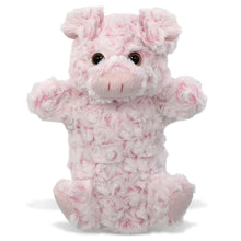 SUPER SOFT PLUSH HAND PUPPET - PIG