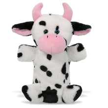 SUPER SOFT PLUSH HAND PUPPET - COW