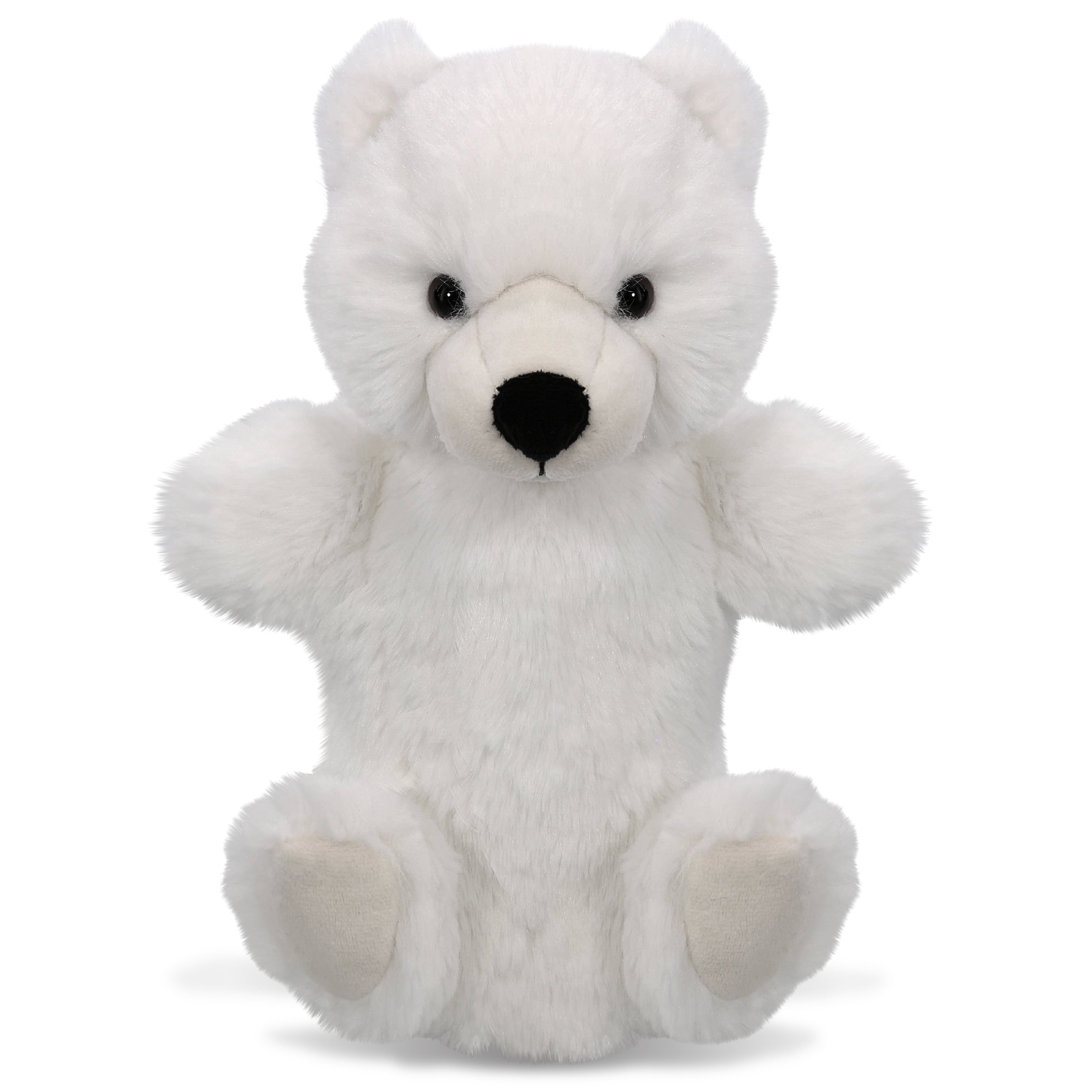SUPER SOFT PLUSH HAND PUPPET - POLAR BEAR